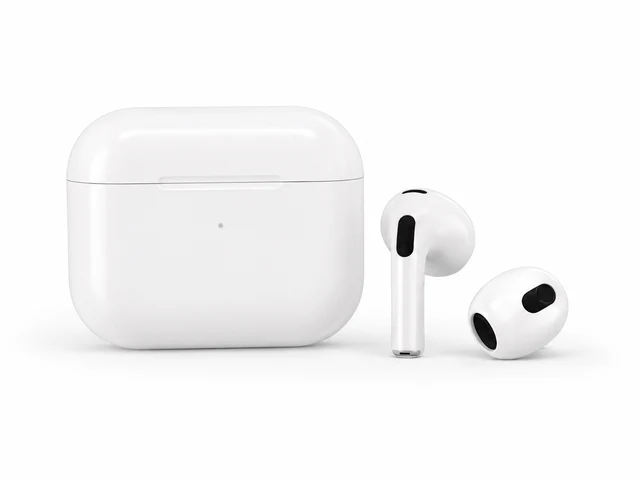 سماعات AirPods الجيل الثالث مع علبة شحن MagSafe - صوت مكاني وصوت تكيفي - ضمان 12 شهرًا - سماعات بالجملة Errayhany Grossiste المغرب