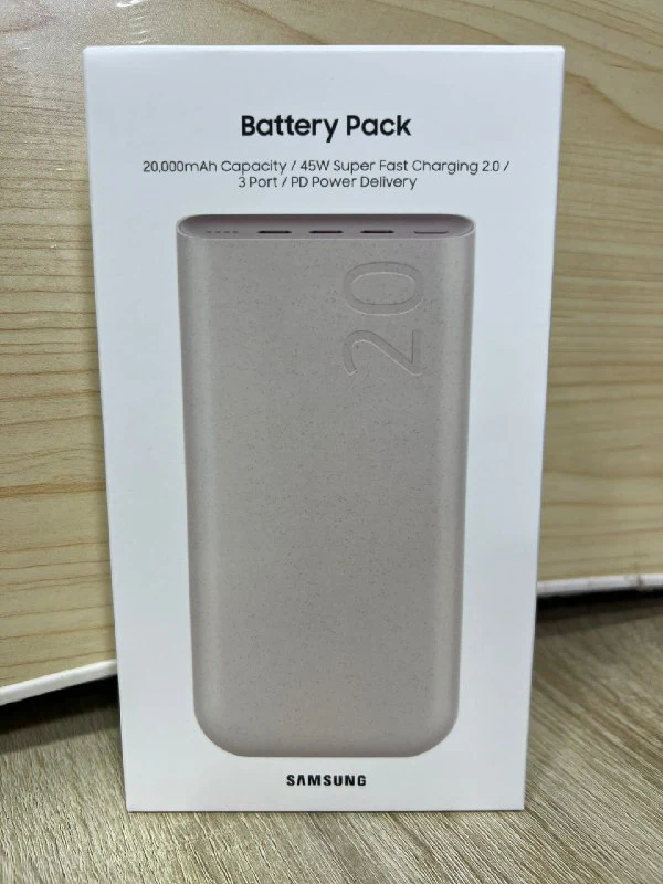 Power bank 20k / 45w / 3 port - بطاريات بالجملة Errayhany Grossiste المغرب