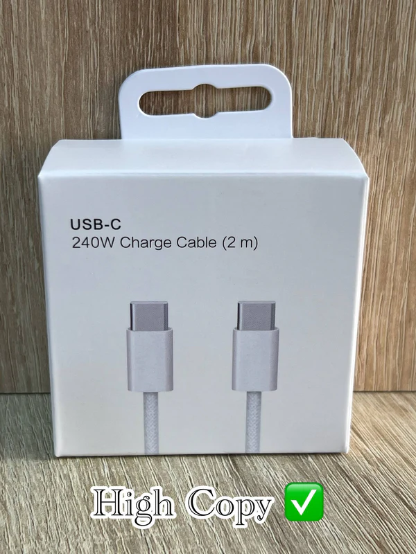 Câble iPhone C-C 240W 2M - كابلات بالجملة Errayhany Grossiste المغرب