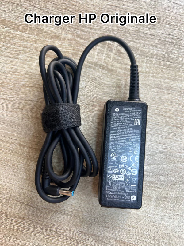 Charger hp tête bleu originale - شواحن حواسيب بالجملة Errayhany Grossiste المغرب