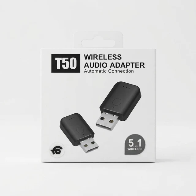 محول صوت لاسلكي USB T50 - اتصال تلقائي لصوت 5.1 - عام بالجملة Errayhany Grossiste المغرب