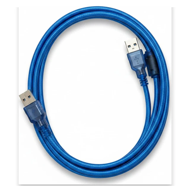 كابل USB 2.0 عالي السرعة بطول 1.5 متر باللون الأزرق لنقل سريع - عام بالجملة Errayhany Grossiste المغرب