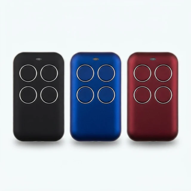 جهاز تحكم عن بعد عالمي AQ11 لأبواب المرآب والبوابات - 4 قنوات - تصميم أزرق مدمج - إكسسوارات السيارة بالجملة Errayhany Grossiste المغرب