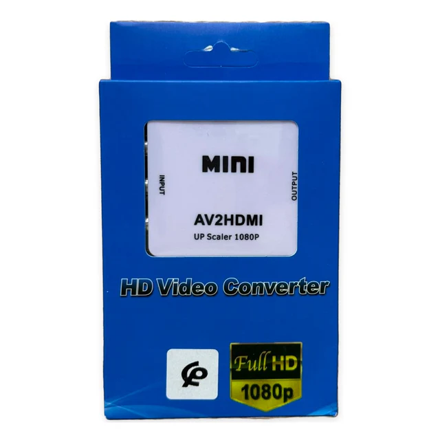 محول فيديو عالي الدقة AV2 HDMI صغير 1080p - محول صوت/فيديو للتلفزيون والشاشات - محولات وHUB بالجملة Errayhany Grossiste المغرب