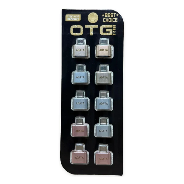 محول OTG USB 2.0 Type-C ADATA BEST CHOICE للهواتف الذكية والأجهزة اللوحية - اتصال سهل - محولات وHUB بالجملة Errayhany Grossiste المغرب