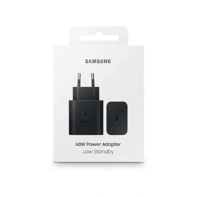 محول طاقة سامسونج 60 واط USB-C أصلي - شحن سريع واستهلاك منخفض للطاقة - شواحن بالجملة Errayhany Grossiste المغرب