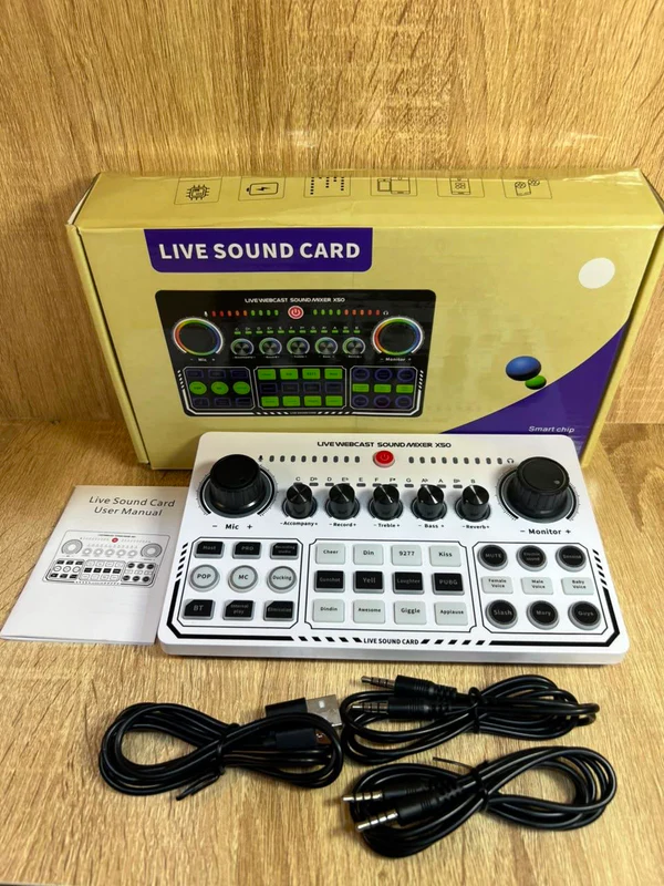 LIVE SOUND CARD X50 - ميكروفونات بالجملة Errayhany Grossiste المغرب