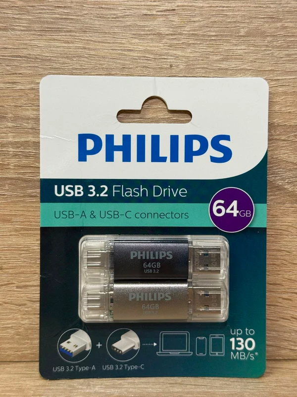 PHILIPS CLE USB 3.2 FLASH DRIVE 64GB - تخزين بالجملة Errayhany Grossiste المغرب