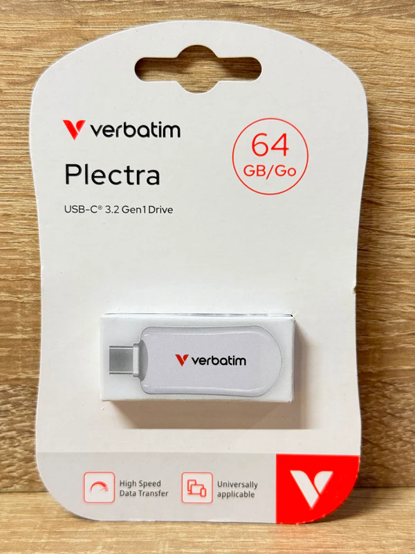 OTG VERBATIM PLECTRA USB-C 3.2 GEN1 DRIVE 64GB - تخزين بالجملة Errayhany Grossiste المغرب