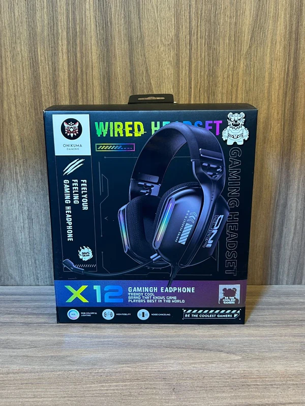 CASQUE ONIKUMA WIRED HEADSET X12 - سماعات بالجملة Errayhany Grossiste المغرب