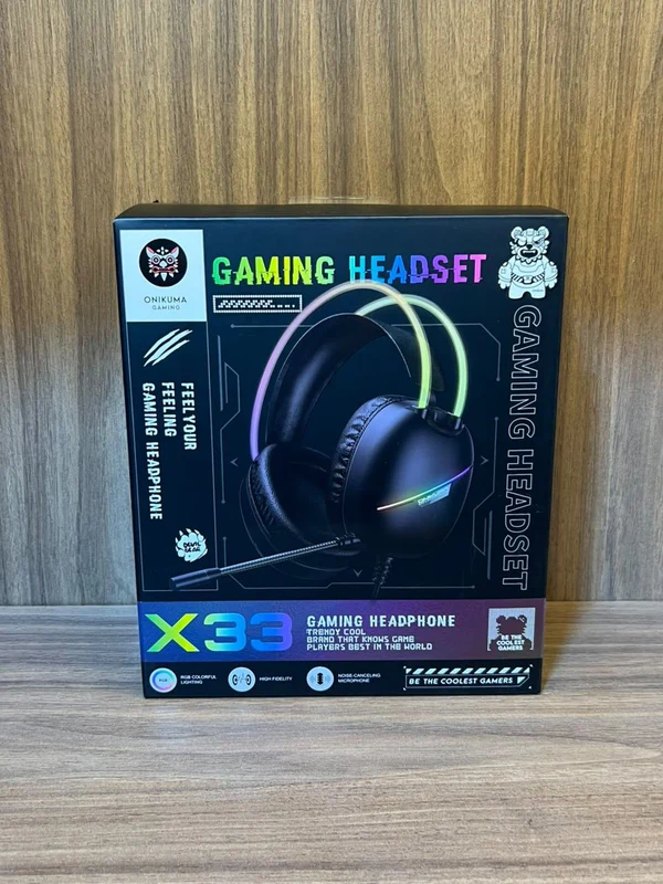 CASQUE ONIKUMA GAMING HEADSET X33 - سماعات بالجملة Errayhany Grossiste المغرب