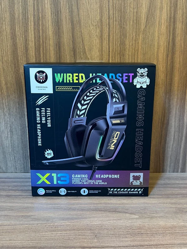 CASQUE ONIKUMA WIRED HEADSET X13 - سماعات بالجملة Errayhany Grossiste المغرب
