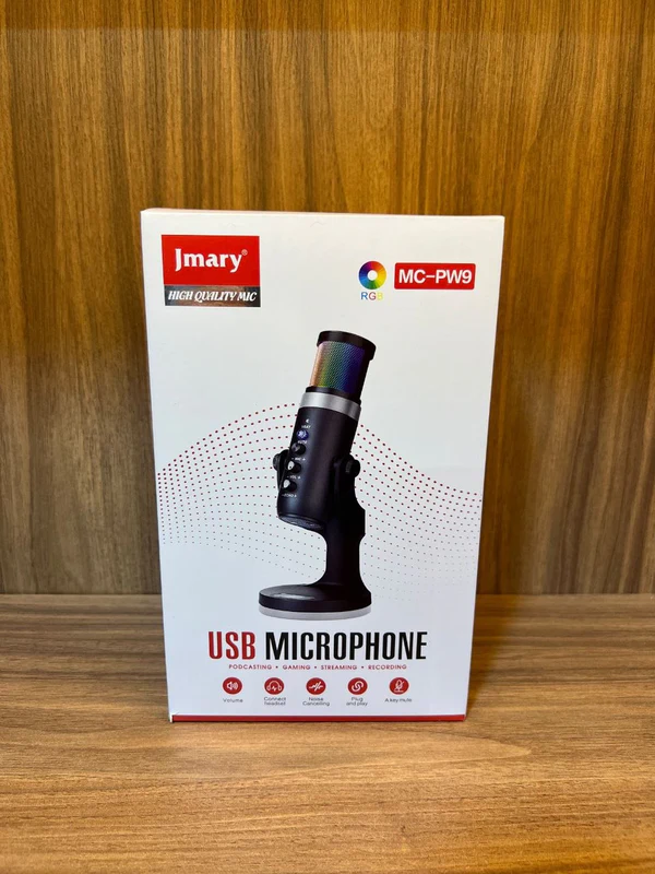 MICROPHONE USB JMARY MC- PW9 - ميكروفونات بالجملة Errayhany Grossiste المغرب