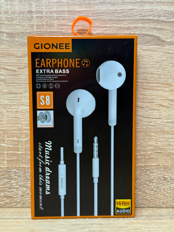 EARPHONE GIONE S8 - سماعات بالجملة Errayhany Grossiste المغرب